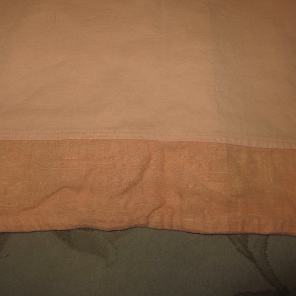 BLOUSE SHIRT S M SHOR Sleeve LINEN COTTON - Picture 10 of 10